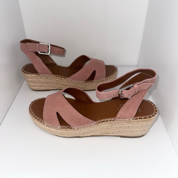 Franco Sarto Shoes - NIB! Franco Sarto Pellia Mauve Pink Wedge Espadrille Sandal 7.5